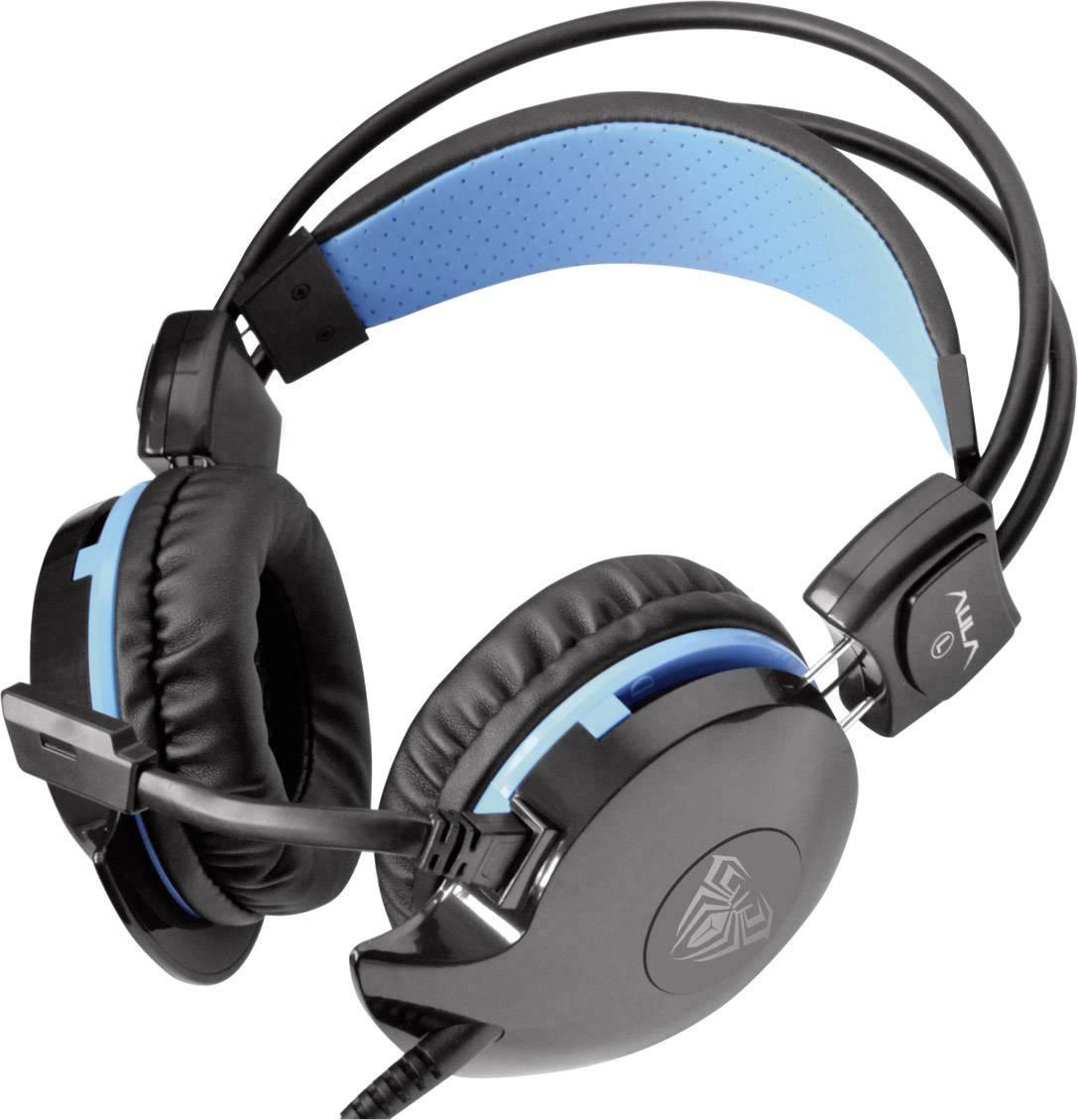AULA Слушалки со микрофон SUCCUBUS Gaming Headset, 2x3.5mm/ USB