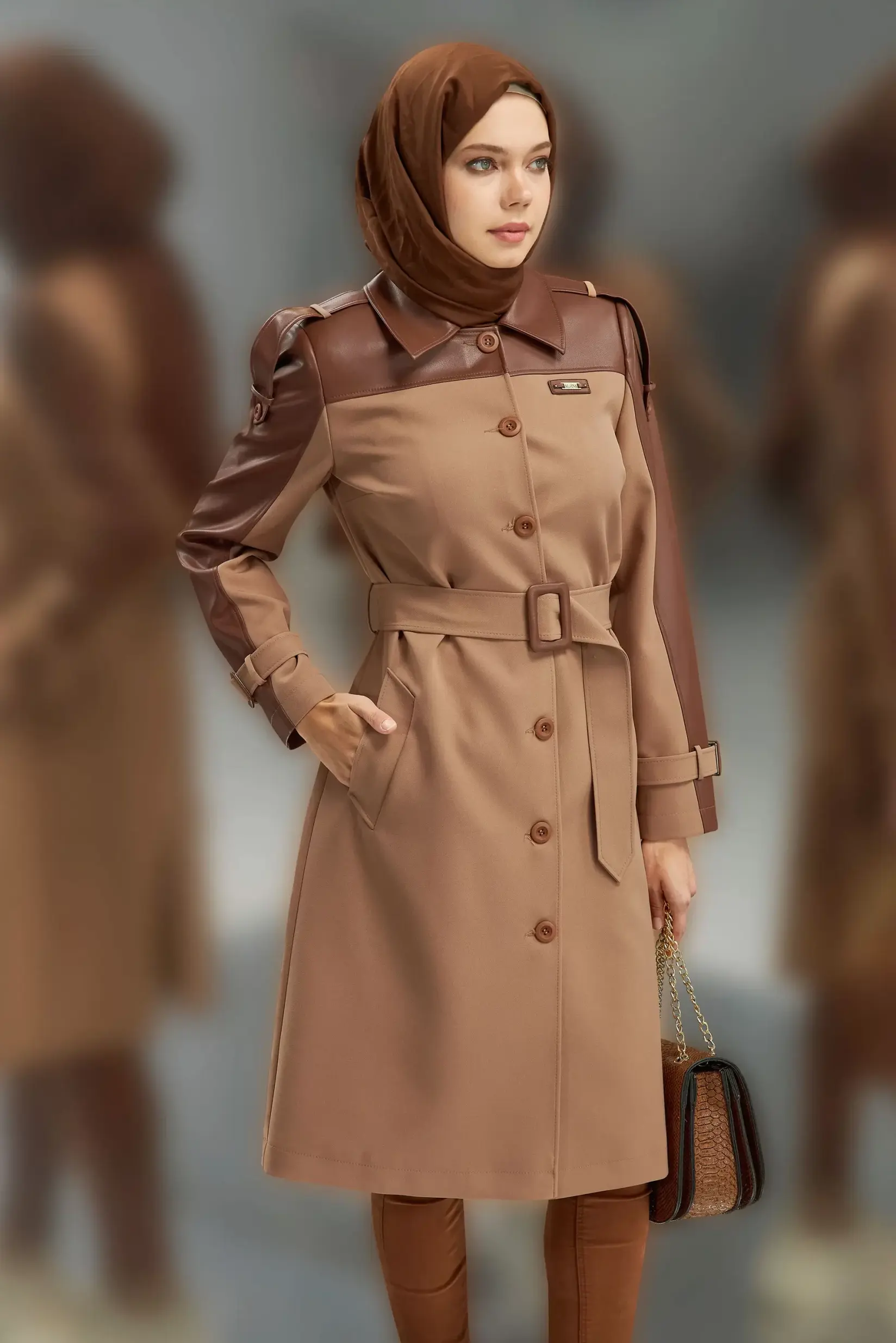 ALVINA Мантил со ремен