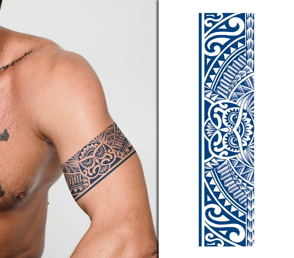 Тетоважа полутрајна, водоотпорна, реалистична тетоважа, GZBH-003