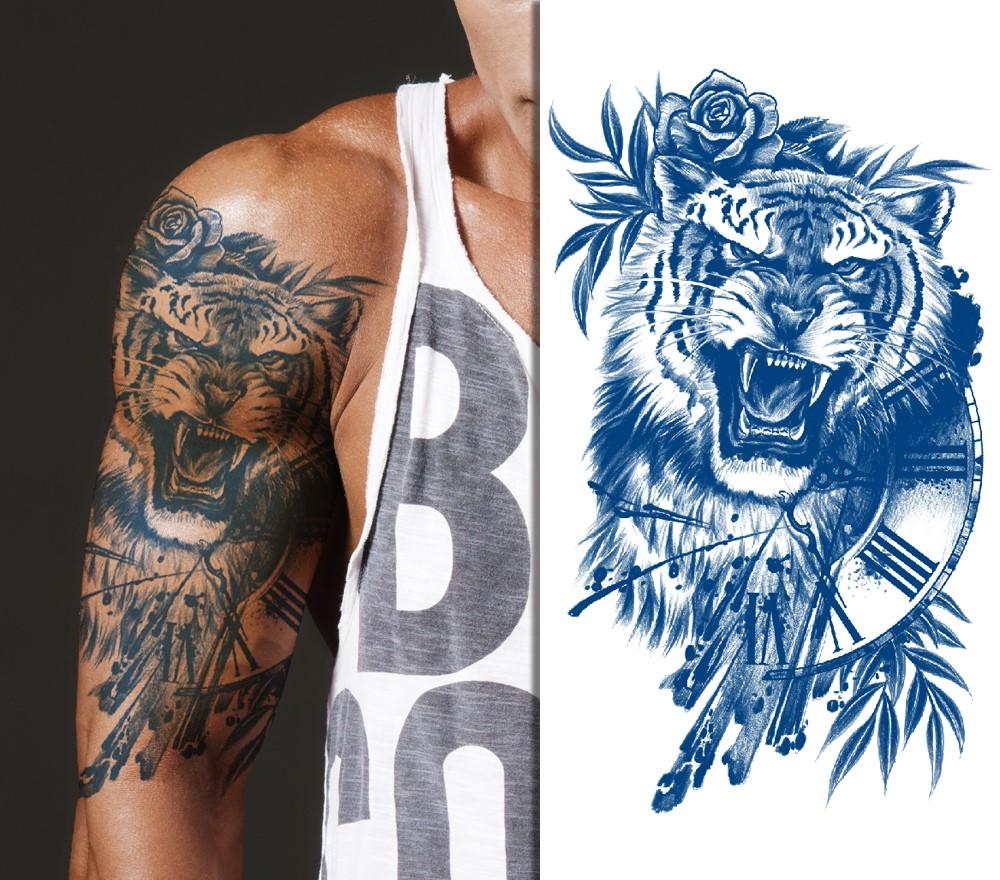 Тетоважа полутрајна, водоотпорна, реалистична тетоважа, GZXQB-030