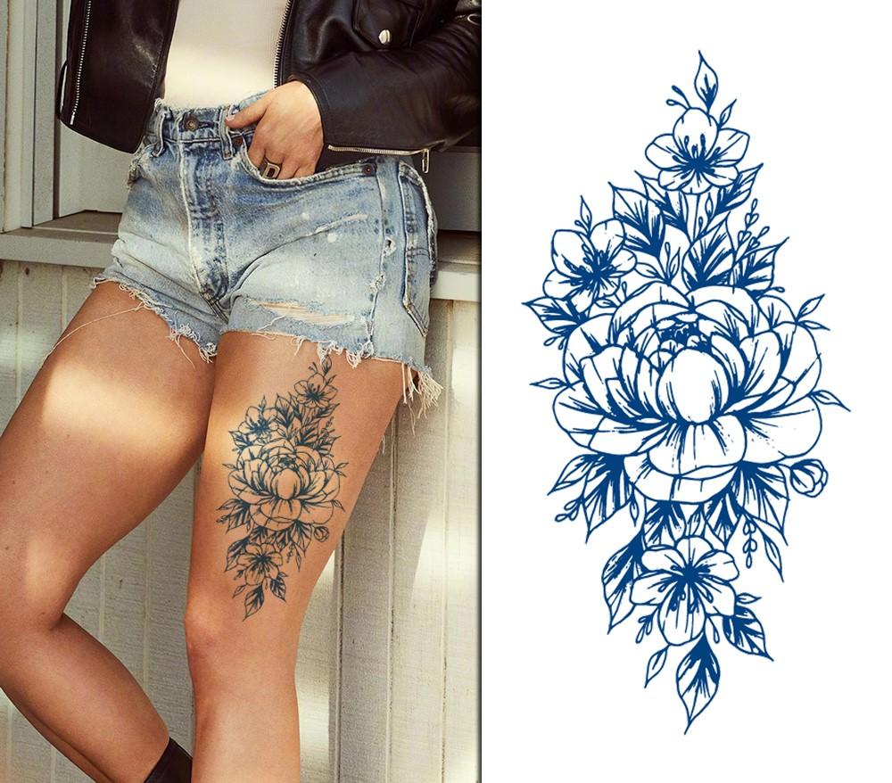 Тетоважа полутрајна, водоотпорна, реалистична тетоважа, GZ-055