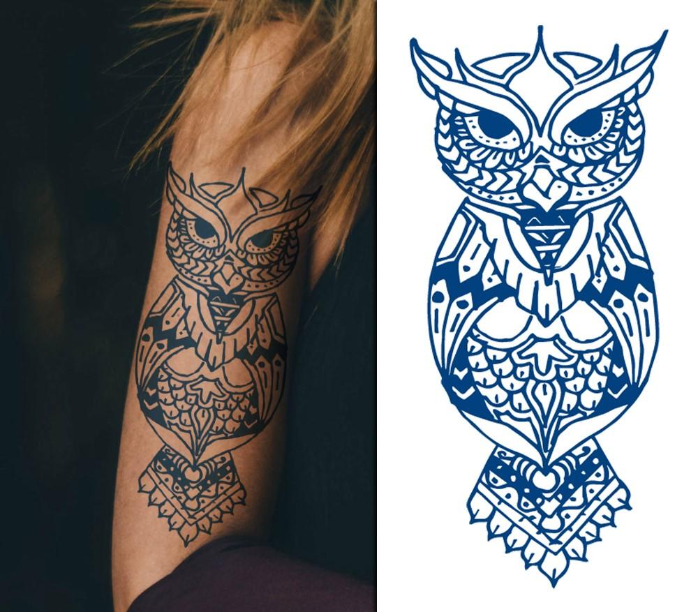 Тетоважа полутрајна, водоотпорна, реалистична тетоважа, GZ-126