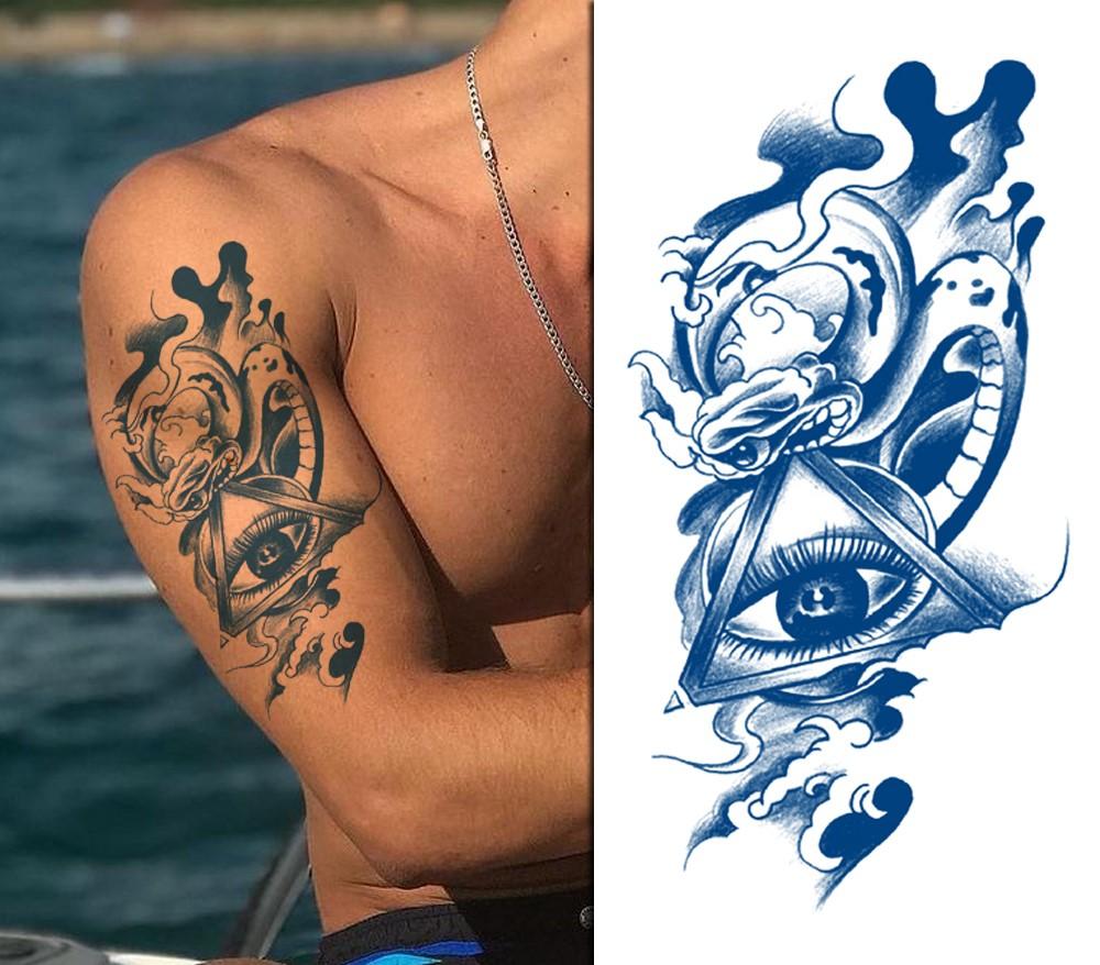 Тетоважа полутрајна, водоотпорна, реалистична тетоважа, GZ-165
