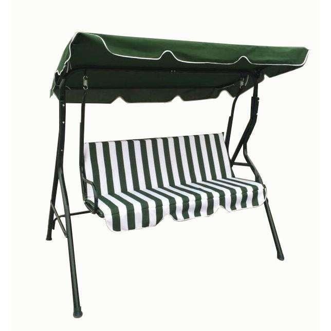 Градинарска лулашка, 170x110x152 см, зелена и бела