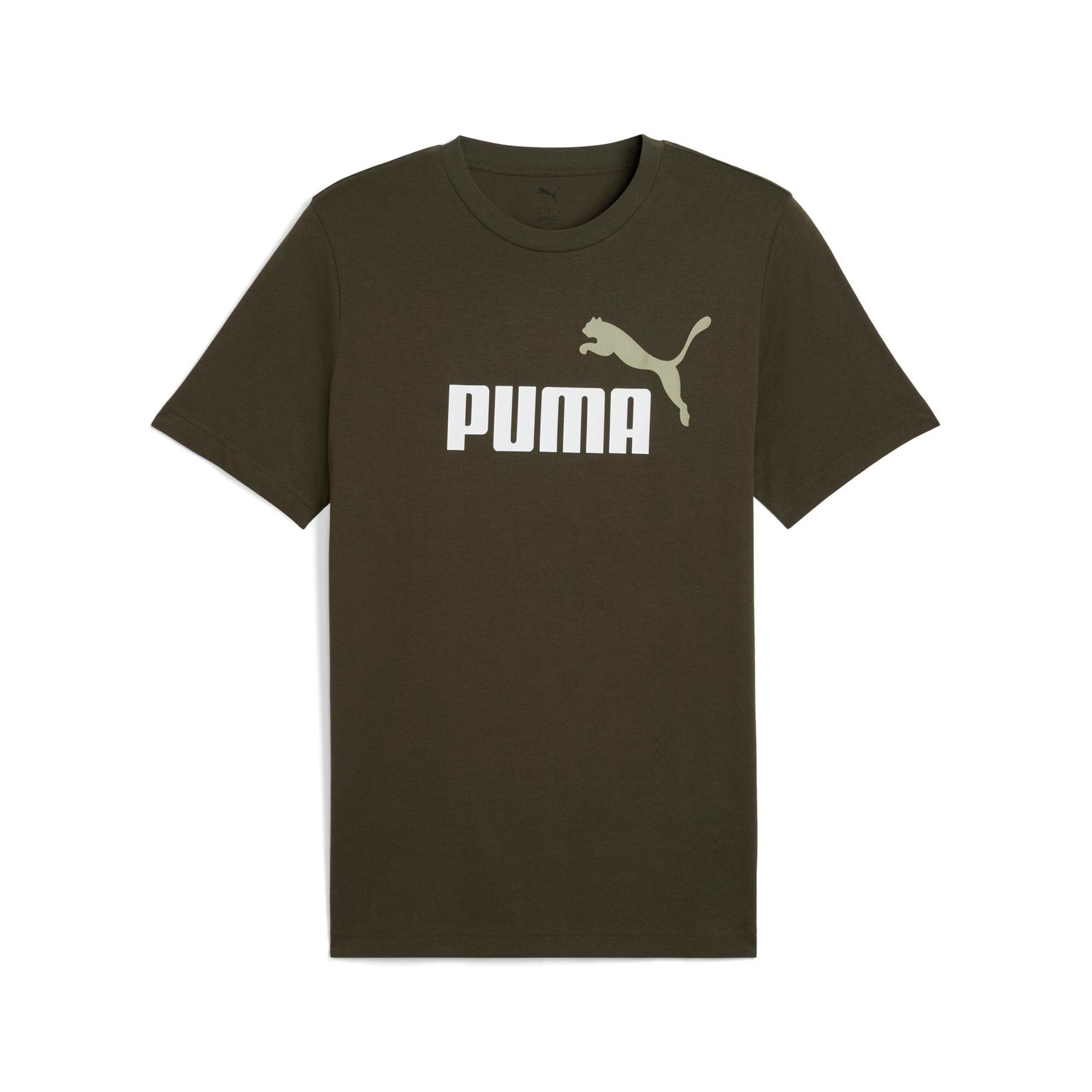 Puma Машка маица ESS 2 COLOR No. 1 Logo Tee, маслинеста 684708-70