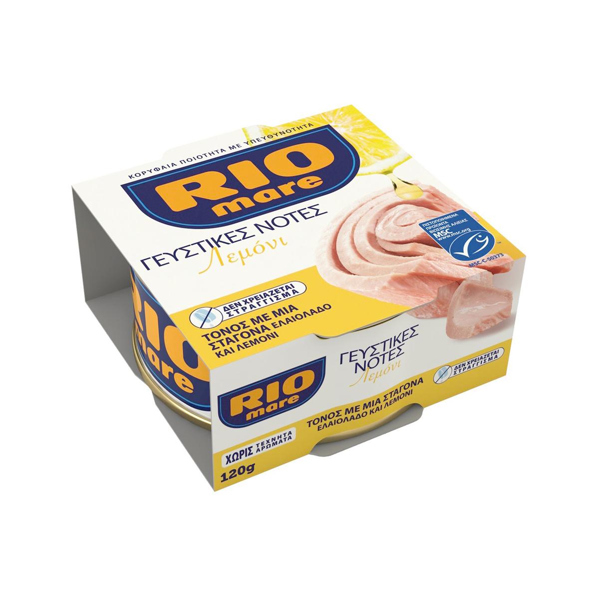 RIO MARE Туна ноте ди густо лимон 120гр