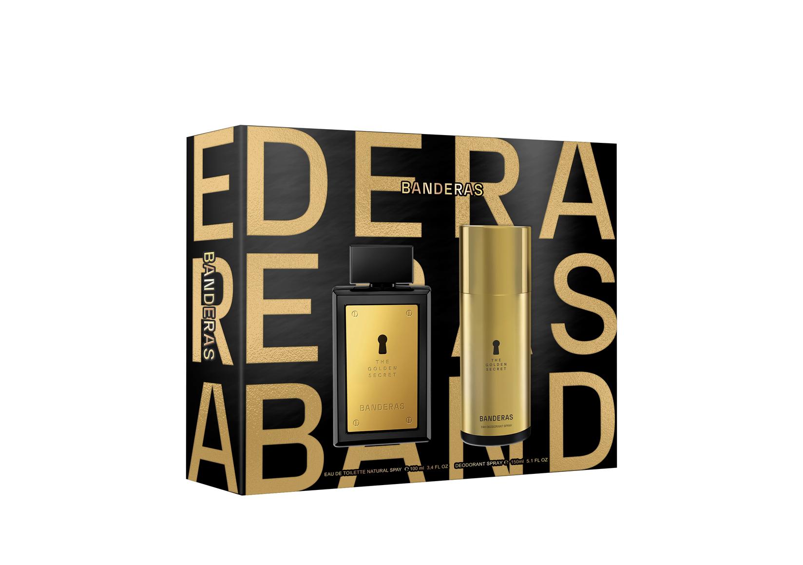 ANTONIO BANDERAS Сет Машки парфем THE GOLDEN SECRET EDT100мл.+ дезодоранс 150мл.