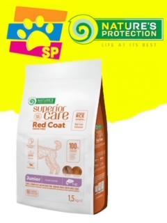 NATURE'S PROTECTION Храна за кучиња RED COAT GRAIN FREE SALMON AND KRILL JUNIOR SMALL BREEDS, 1.5кг.