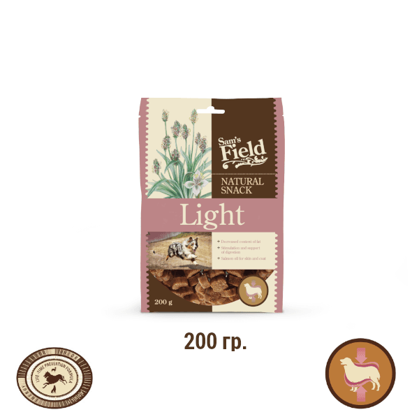 Sam's Field Природни Награди за Кучиња Light за Подобра Дигестија и Крзно
