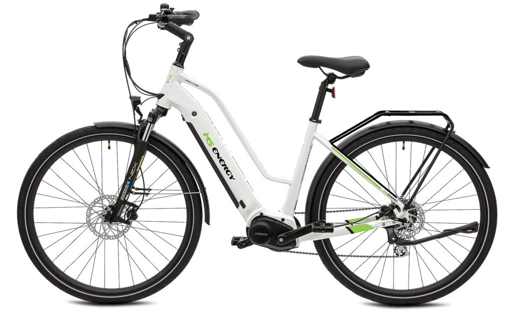 MS ENERGY Електричен велосипед eBike c100 бел