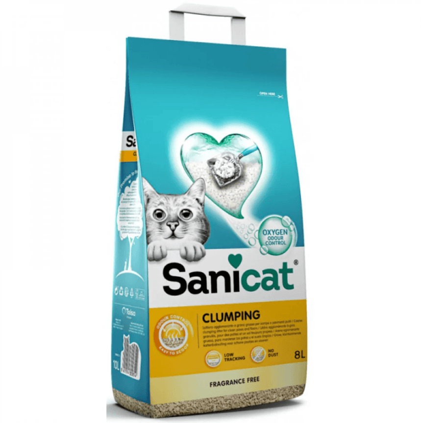 SANICAT Sanicat Climping FF Песок Неароматизиран [Вреќичка 8л]