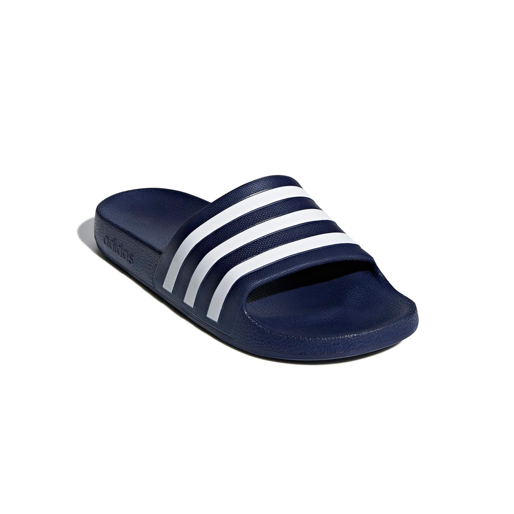 ADIDAS машки спортски влечки Adilette Aqua црно-бели
