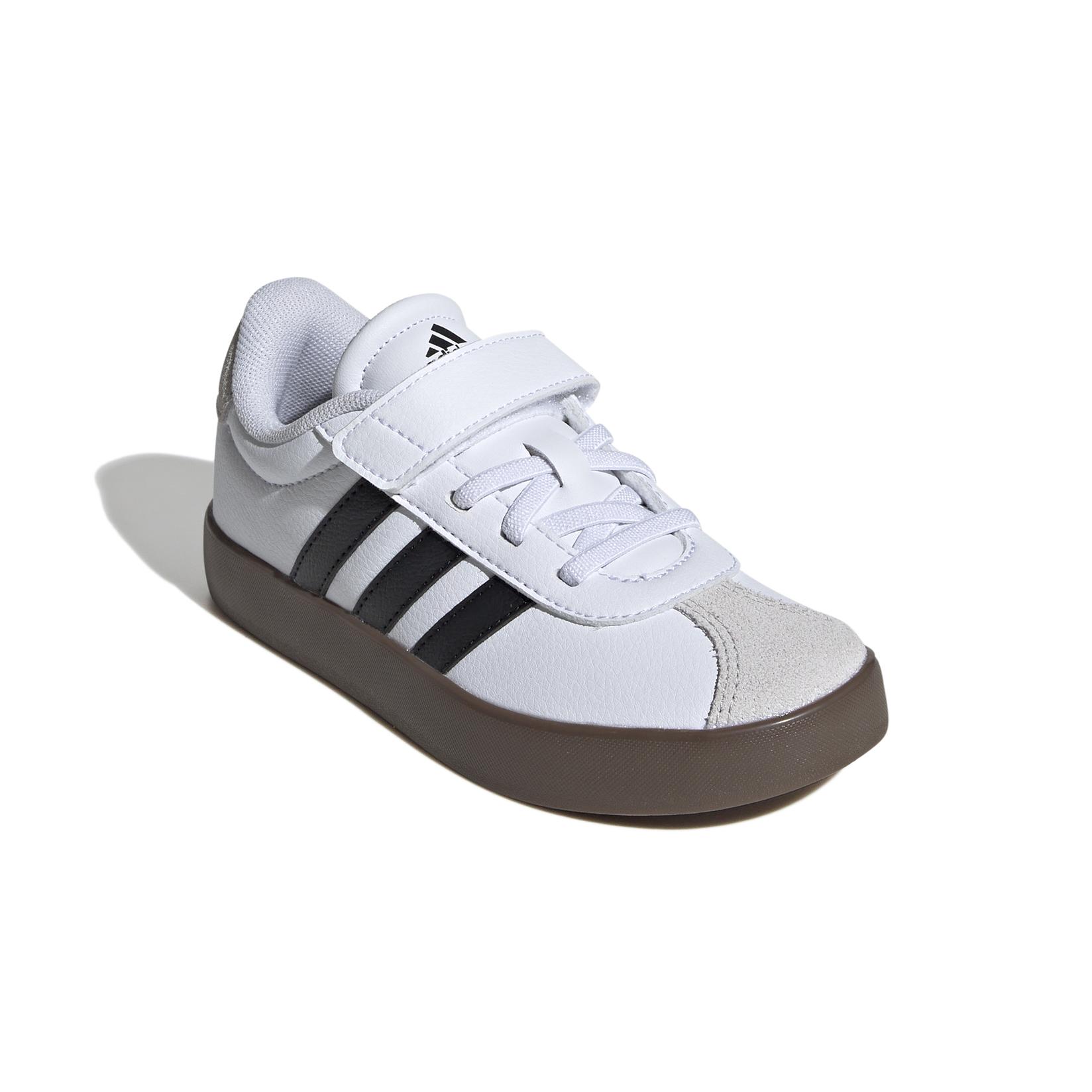Adidas Патики за девојчиња VL Court 3.0 El C, ID9155, Бели