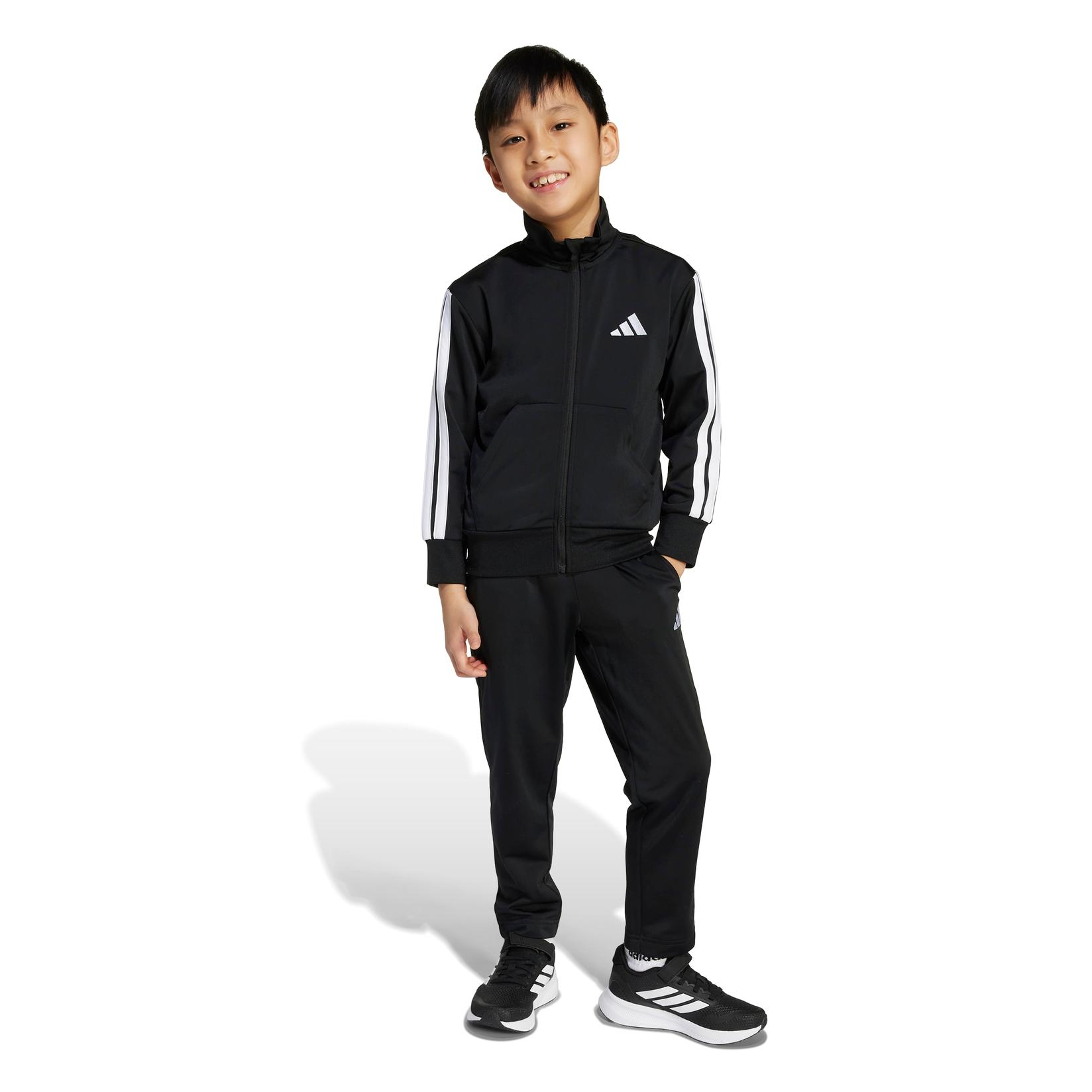 Adidas Детски тренерки за момчиња LK 3S TR TS 205 JM0891, Црни