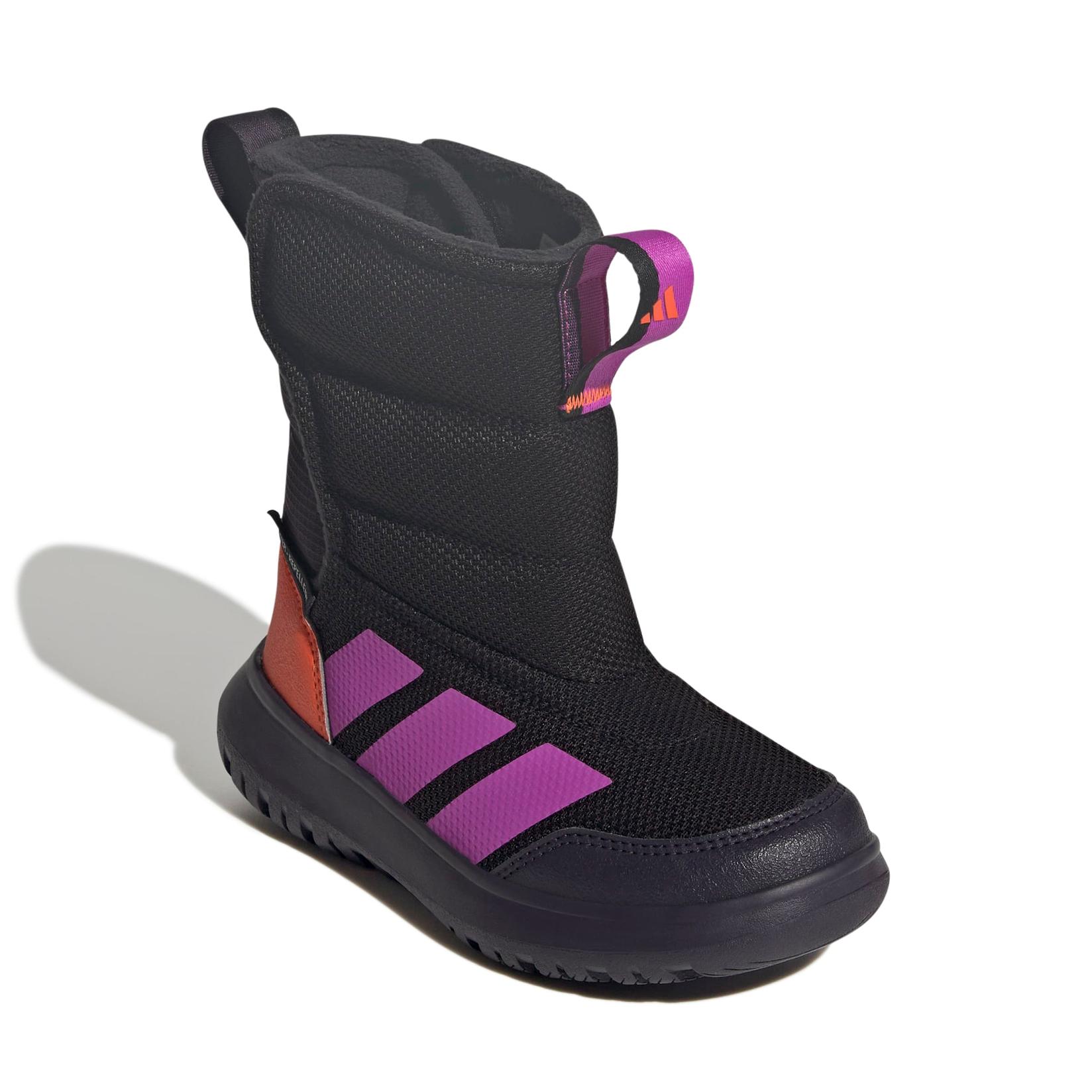 Adidas Чизми за девојчиња Winterplay C, JQ2633, Црно-Розе