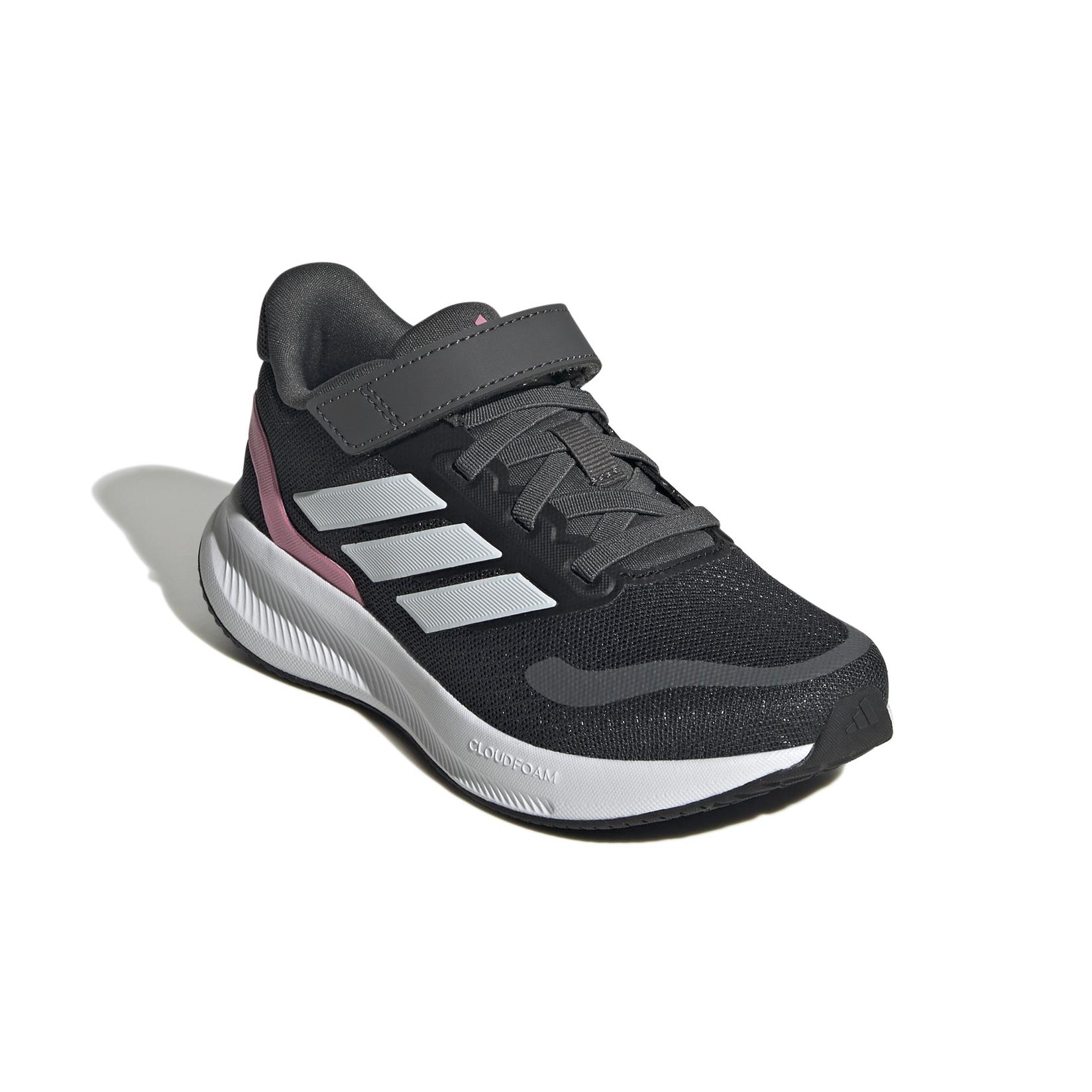 Adidas Патики за девојчиња Runfalcon 5 El C, JQ8669, Темно сиви