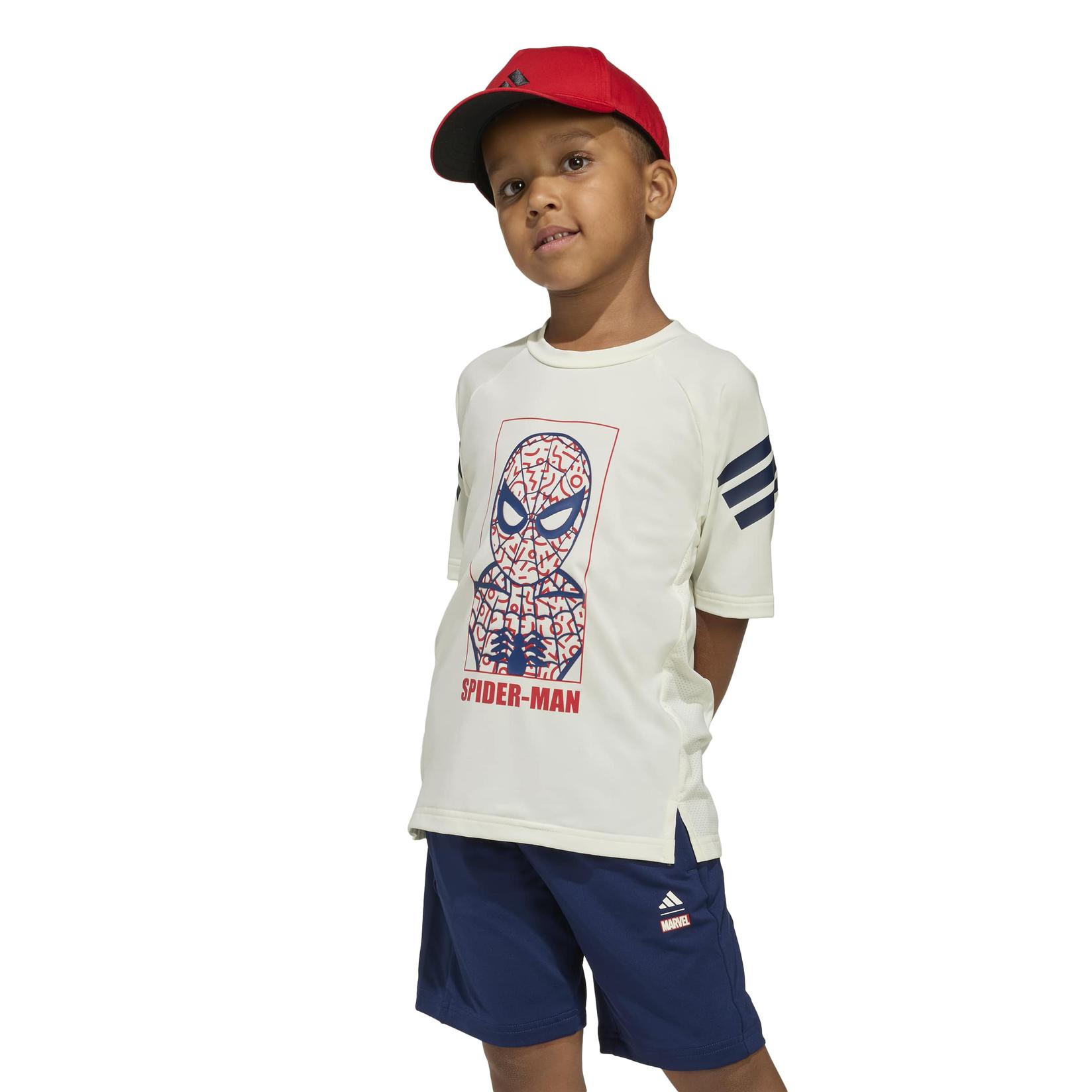 Адидас комплет за момчиња Lk Mrvl Sm Tset JZ3544, Teget-бел