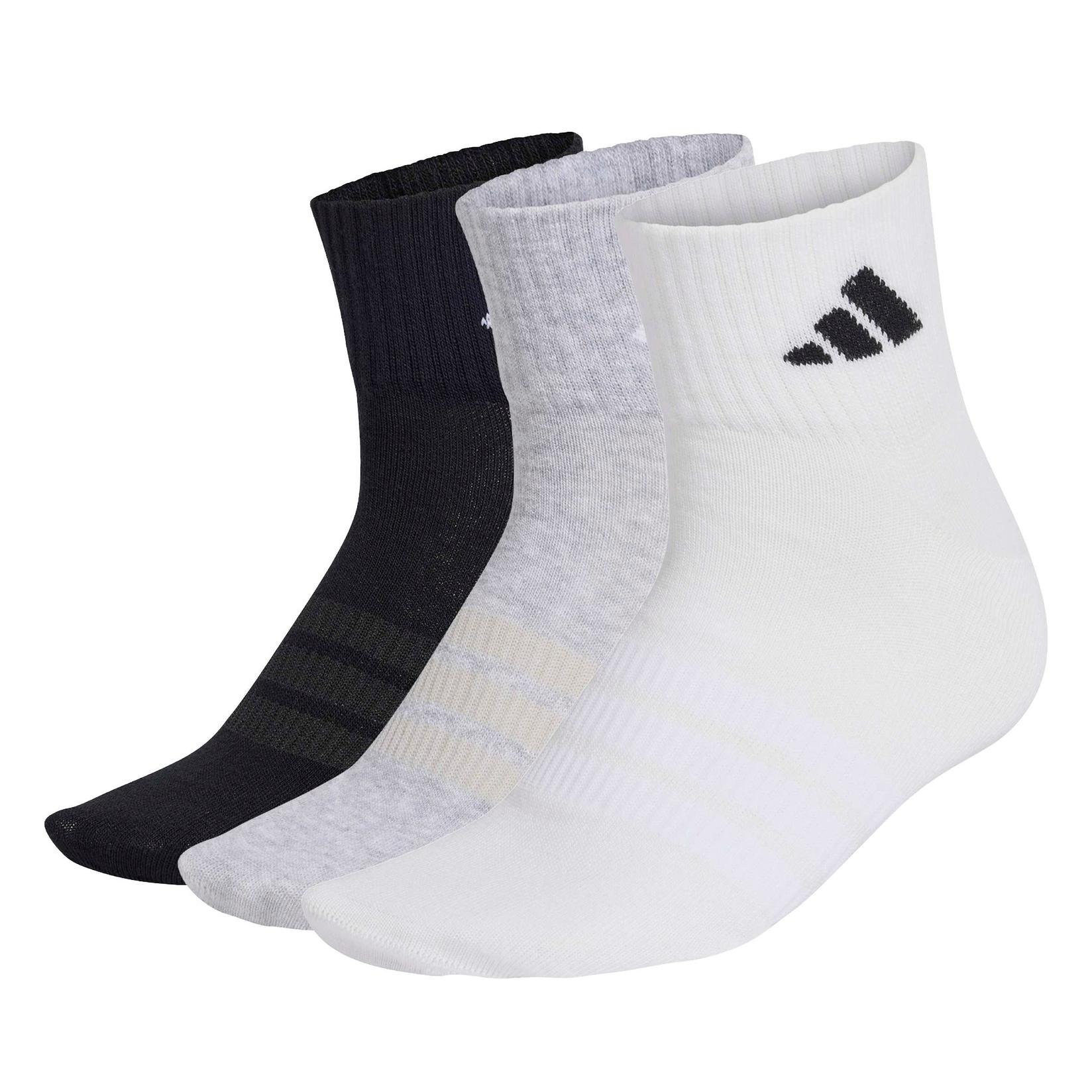 Adidas Чорапи T ESS ANK 3P KC9614, Црни, Бели и Сиви