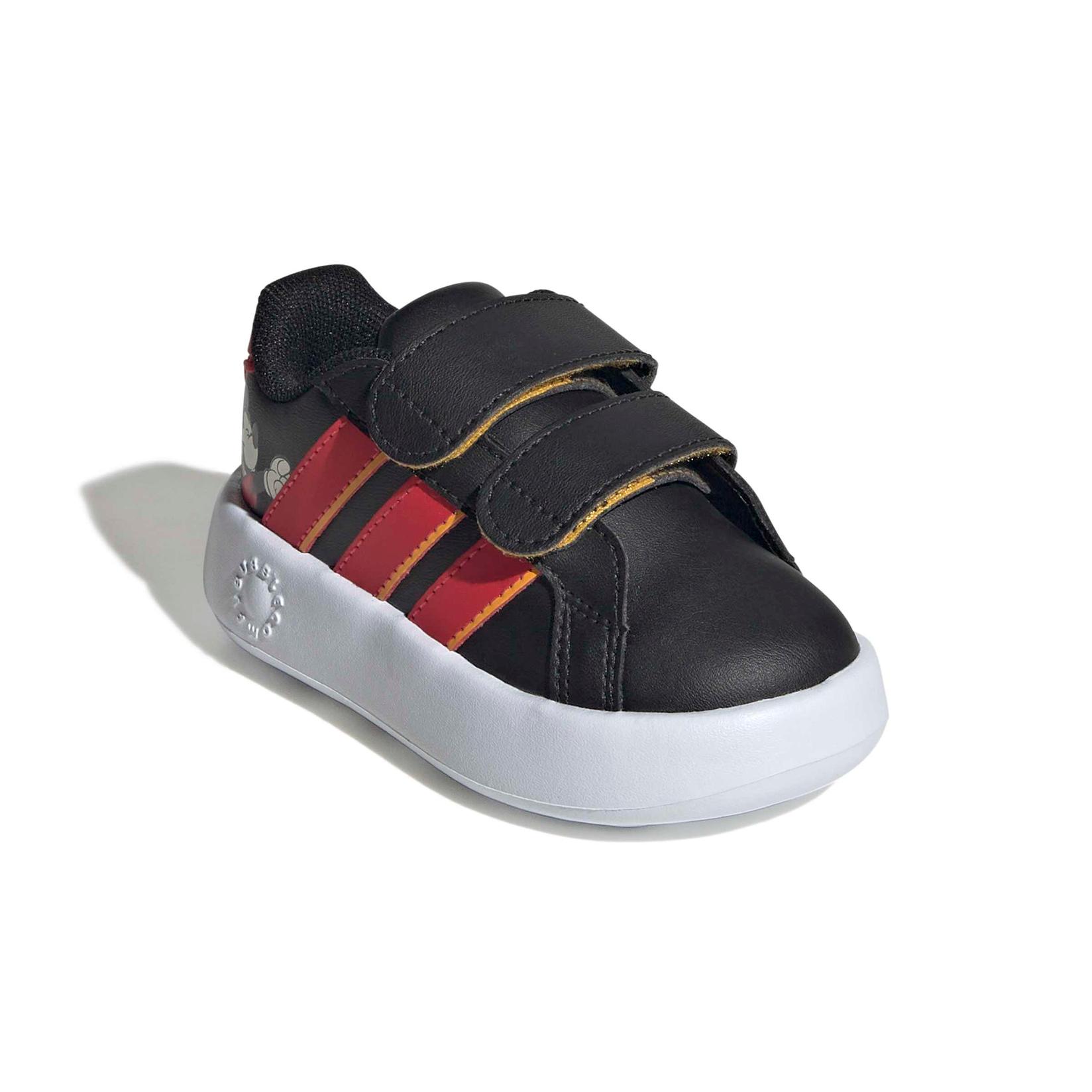Adidas Детски Патики за Момчиња Grand Court Mickey CF I KI9186, Црни