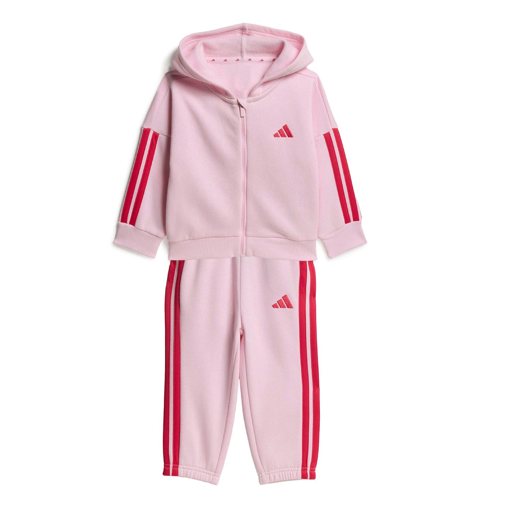Adidas Комплет тренерки за девојчиња I 3S Fz Fl Jog, KR9317, розови