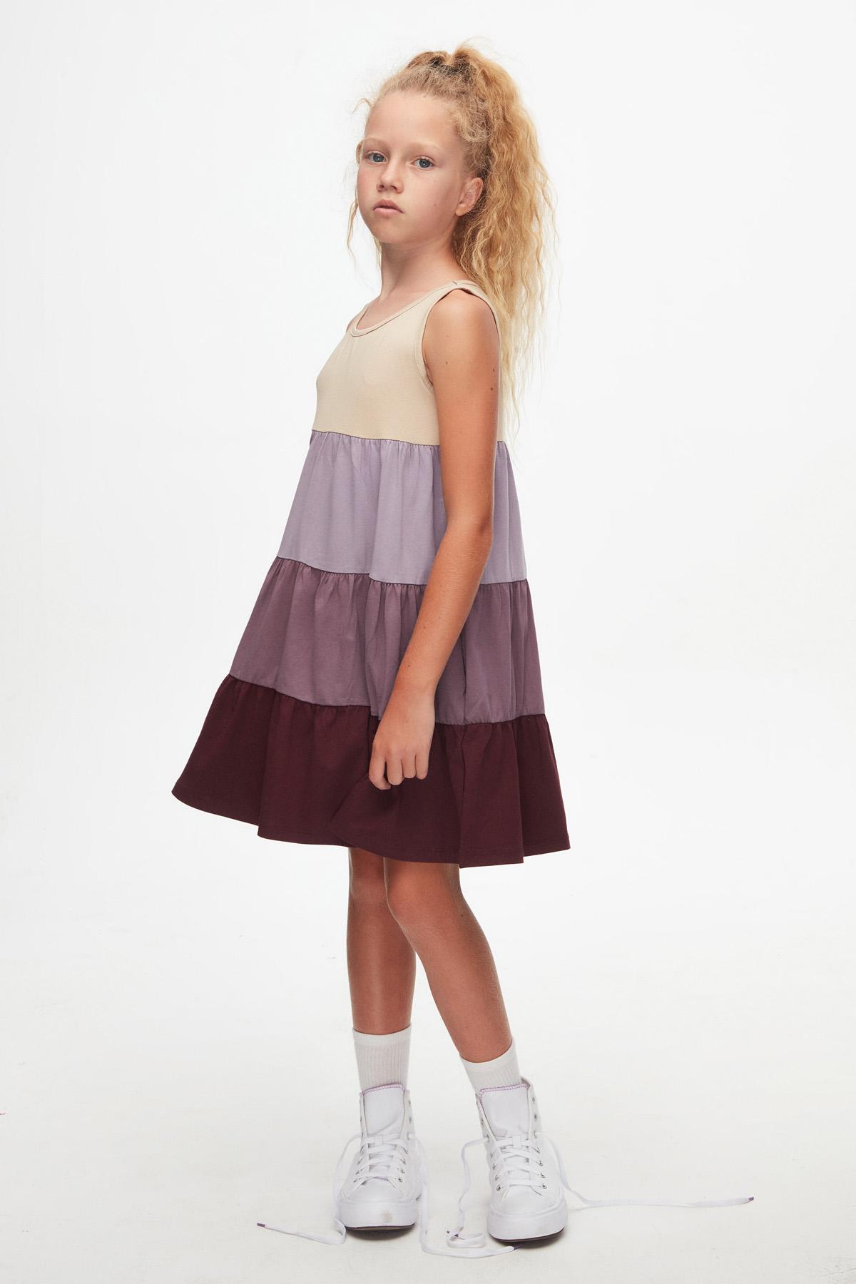 Lovetti Детски женски фустан, шарен