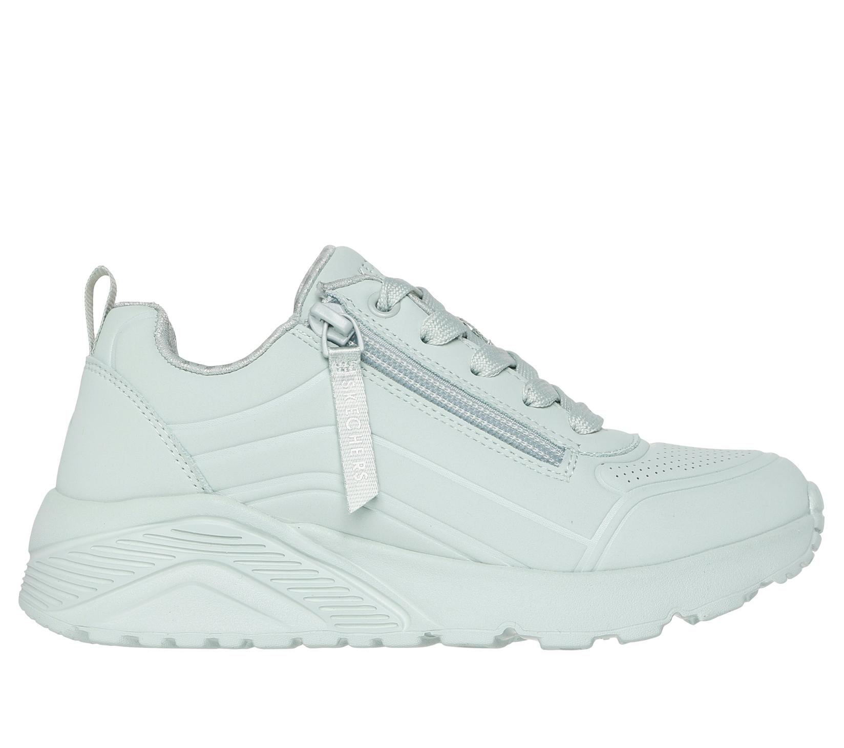 SKECHERS Патики за девојчиња Uno Lite-Easy Zip, 310387L-SAGE, Светло Зелени