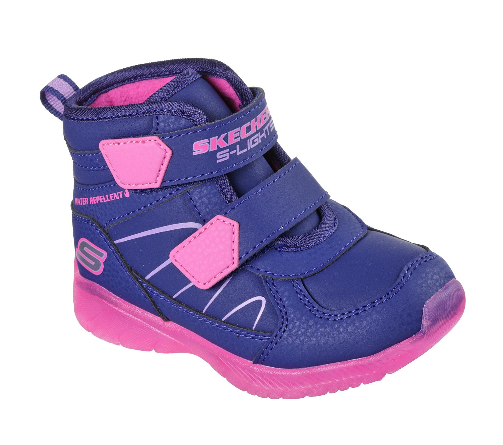 Skechers Чизми за девојчиња Illumi-Brights - Polar Steppe, 319310N-NVMT, темно сини