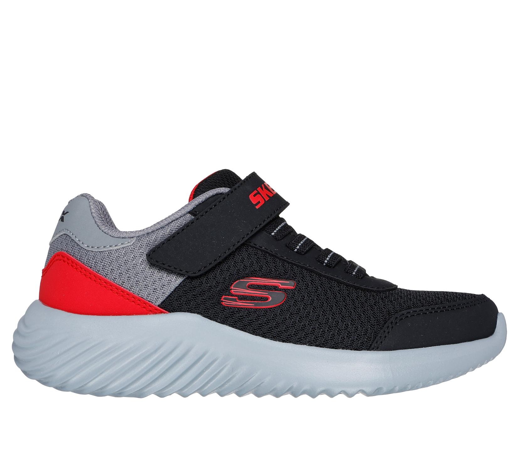 Skechers Патики за момчиња Bounder -Trekzic, 403908L-BKRD, црни