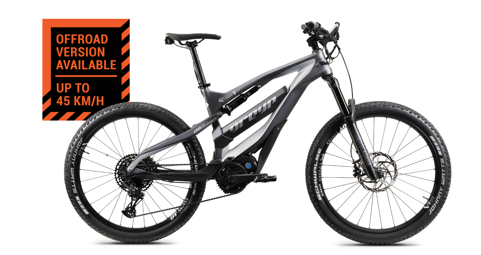 GREYP(RIMAC) e-Велосипед G6.4, 45km/h, L