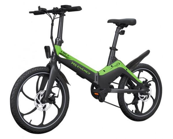 MS ENERGY Електричен велосипед E-10 црно-зелен