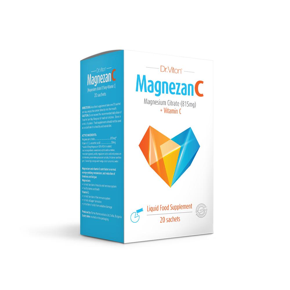 DR.VITON Magnezan C Liquid 20 таблети