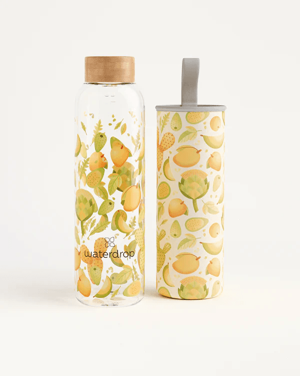 WATERDROP Стаклено шише 600ml GLOW