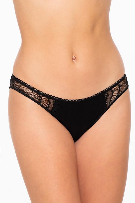 LADYM Памучни килоти црни