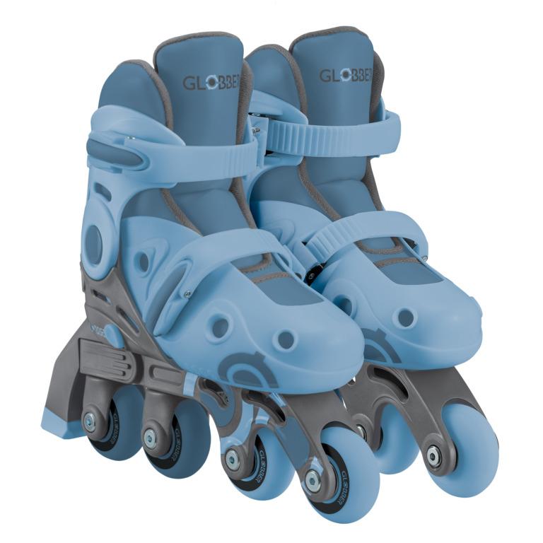 Globber Детски ролерки 2 во 1 бр. XS/S 26-29 сини - Learning Inline Skates