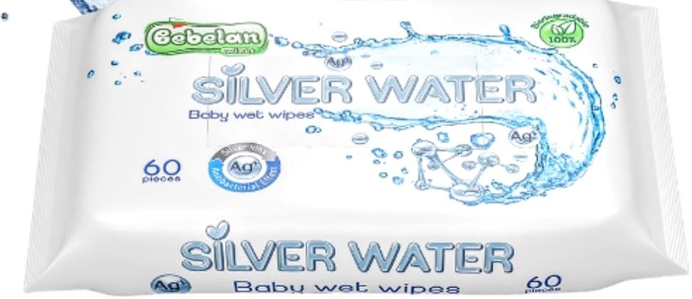 BEBELAN Сребрена вода влажни марамици