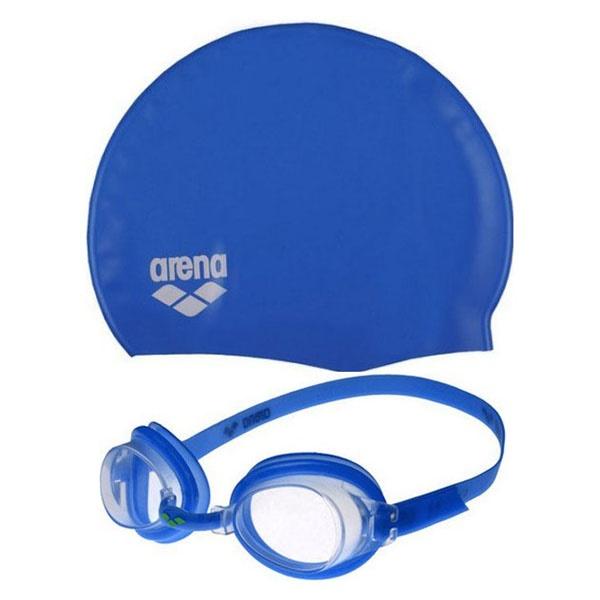 ARENA Сет за базен капа и очила за пливање Jr 92423-70 сини