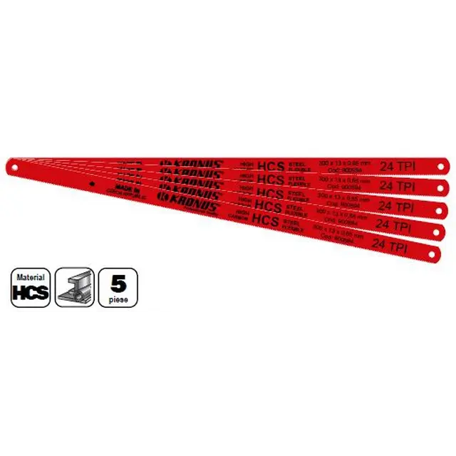 KRONUS Сет 5 парчиња сечила за бонсек