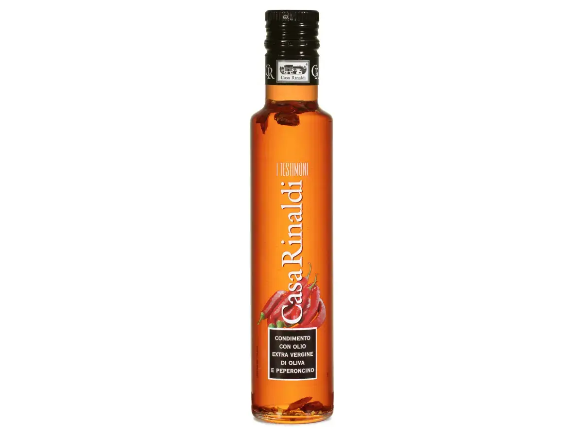 CASA RINALDI Екстра ладно цедено маслиново масло со додаток на црвена пиперка 250мл