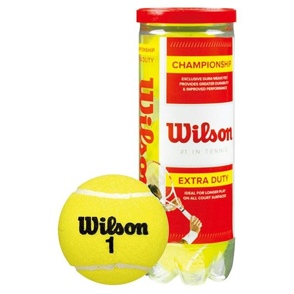 WILSON тениски топки 3 пакет Ts првенство Wrt100101 Жолта