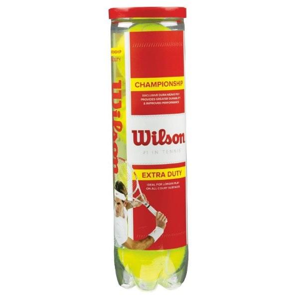 WILSON тениски топки 3 парчиња првенство Wrt110000 Жолта