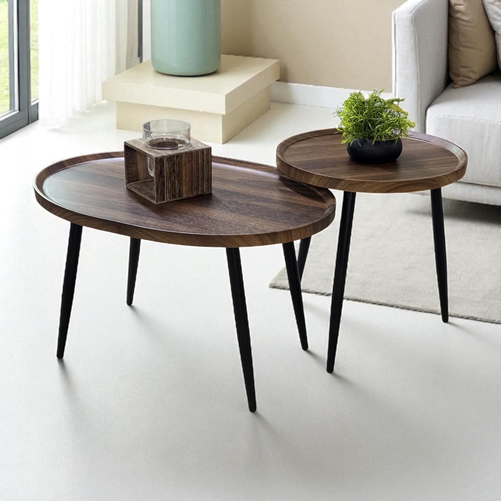 Sitonia Сет клуб маси Kombo Oval+ М-80 х 55 х 48  Dz-50 х 53 см