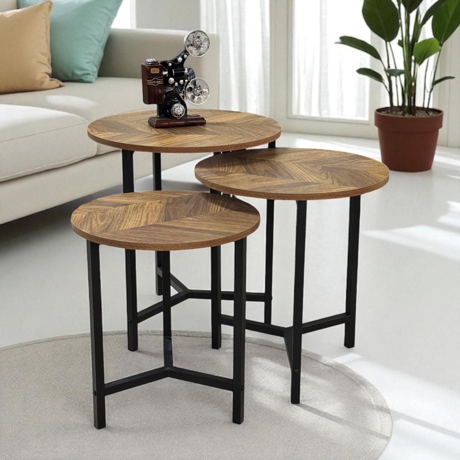 Sitonia Сет клуб маси Trio V L-50 x 55 см        М- 45 х 50 см         Dz- 40 х 45 см