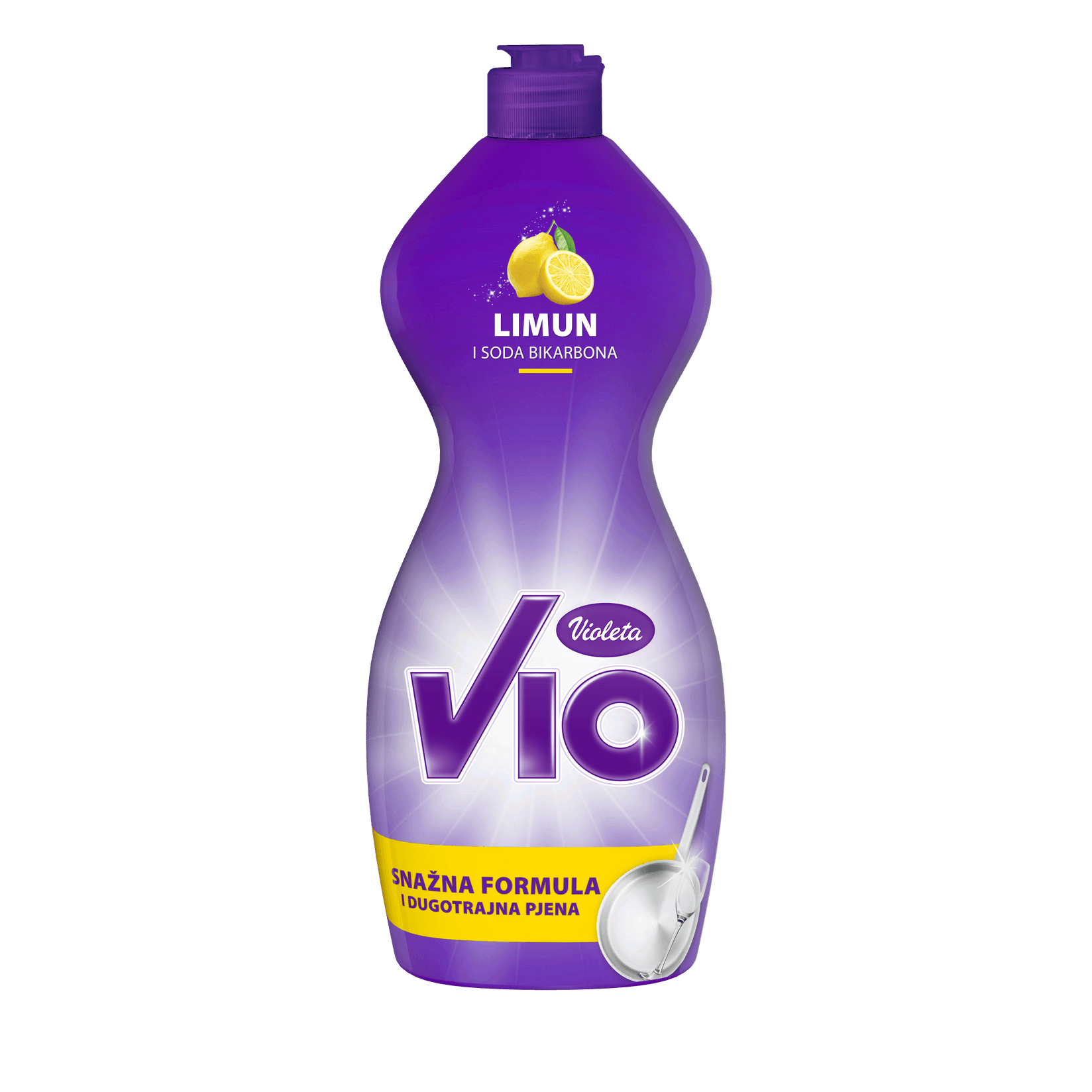 VIOLETA Vio детергент за садови лимон и сода бикарбона 0.45L