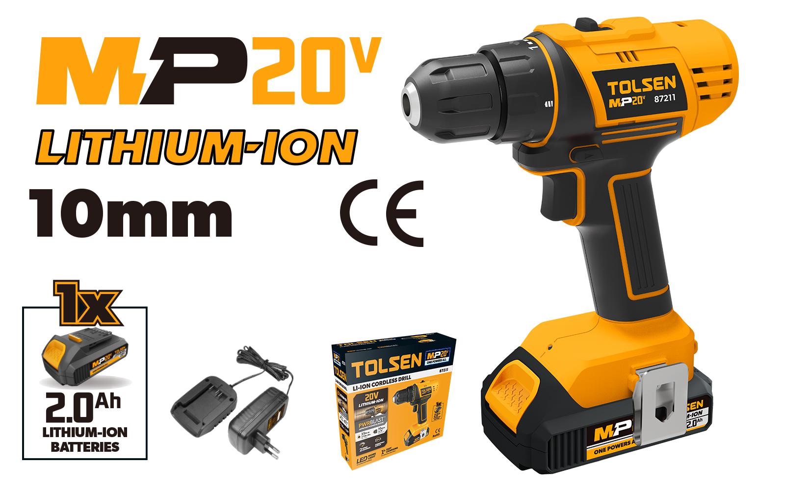 Tolsen Батериска штрафилица со батерија