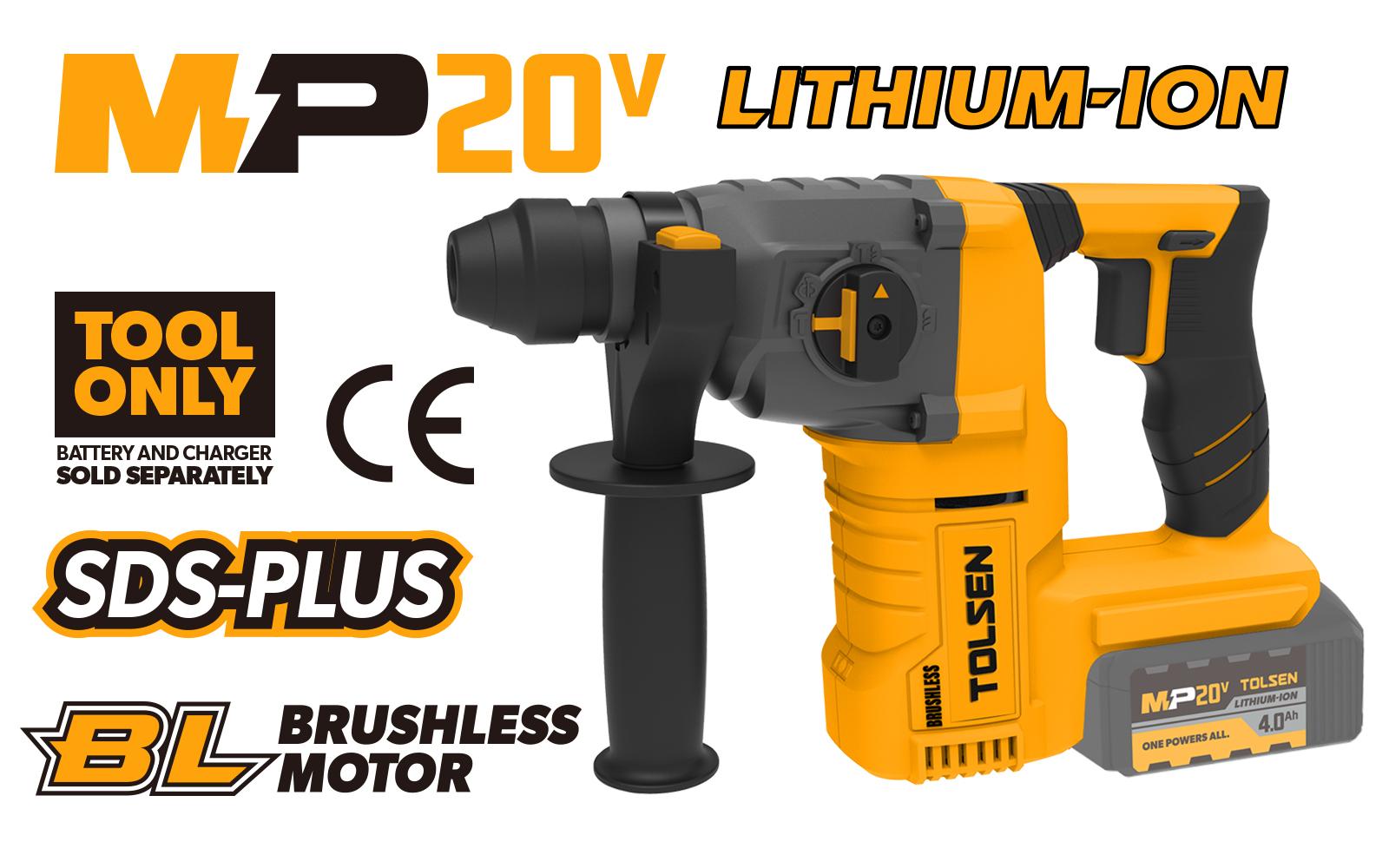 Tolsen Батериски ударен чекан 4800bpm без батерија