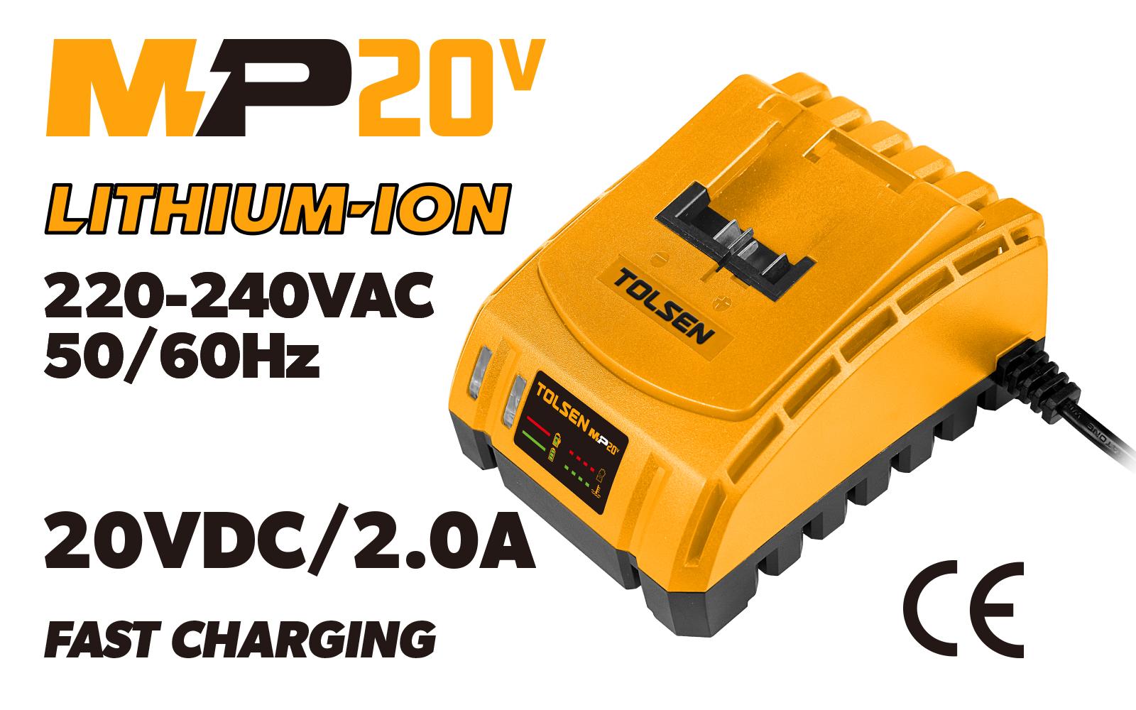 Tolsen Брз полнач 220-240VA 2.0A