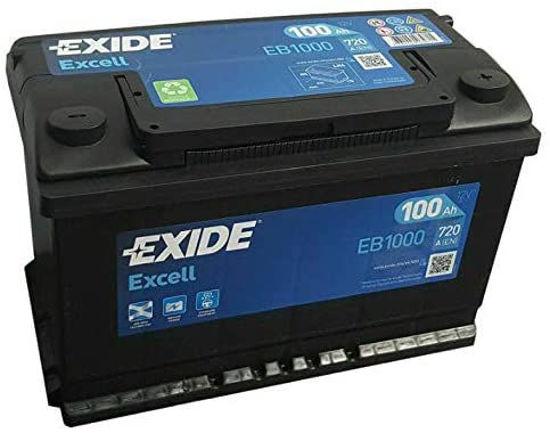 EXIDE Акумулатор excell 100ah 720a