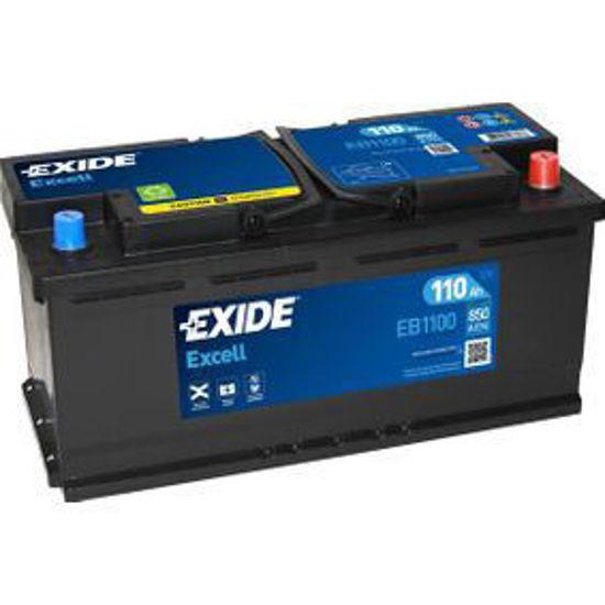 EXIDE Акумулатор excell 110ah 850a