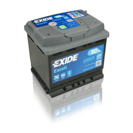 EXIDE Акумулатор excell 50ah 450a л+