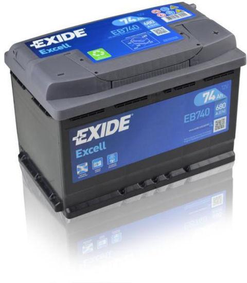 EXIDE Акумулатор excell 74ah 680a